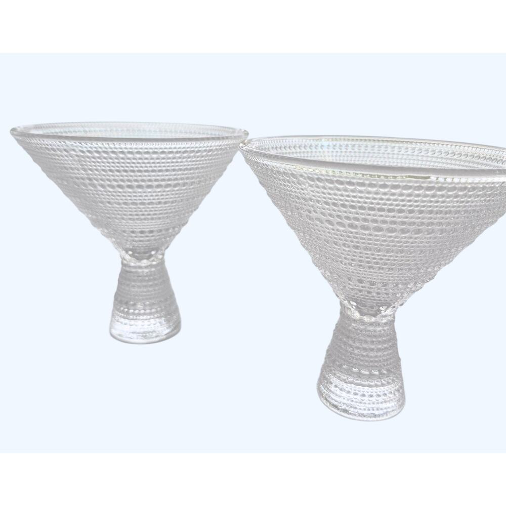 Fortessa Jupiter Martini Glass Set of 2 Cocktail Barware Modern Contemporary